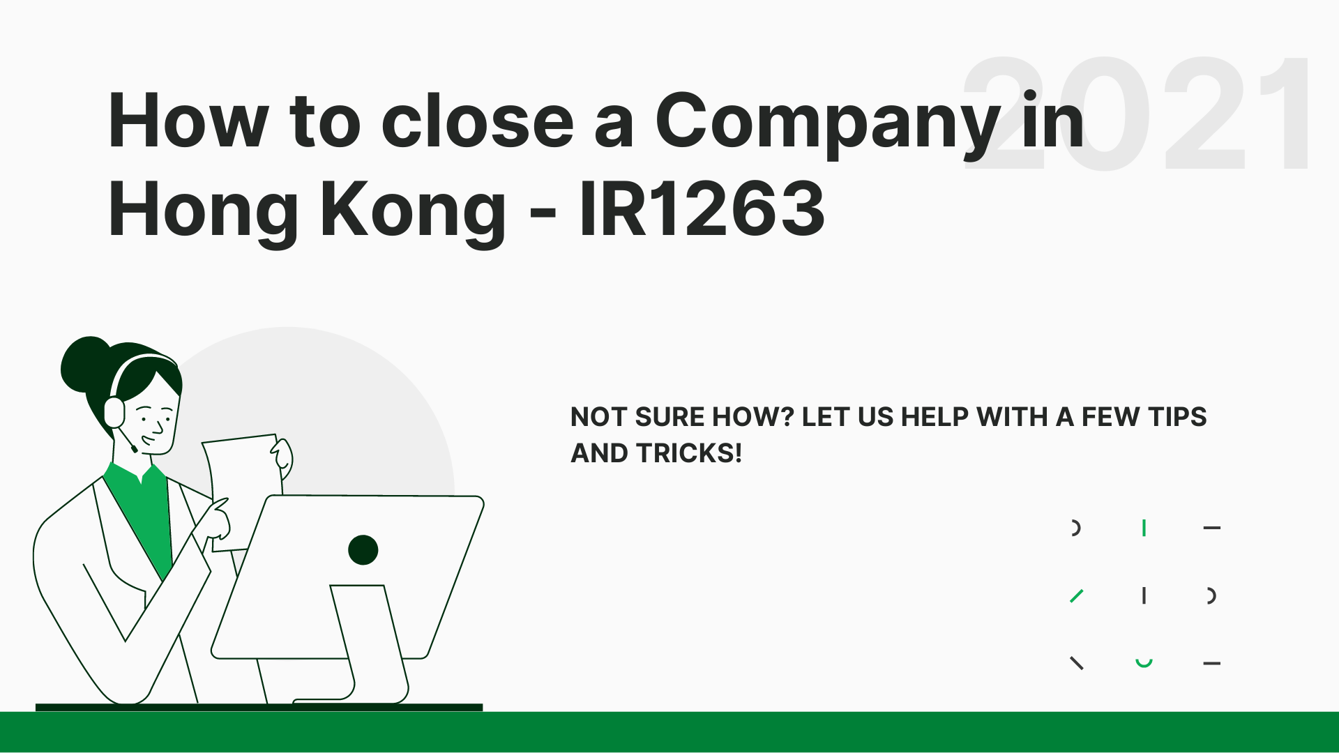 IR1263 - How to close a company in Hong Kong